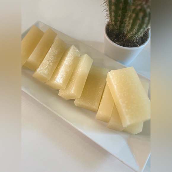 Hand Crafted Other - Handmade Sugar Soap Exfoliating Bars ~COCONUT with coconut shavings